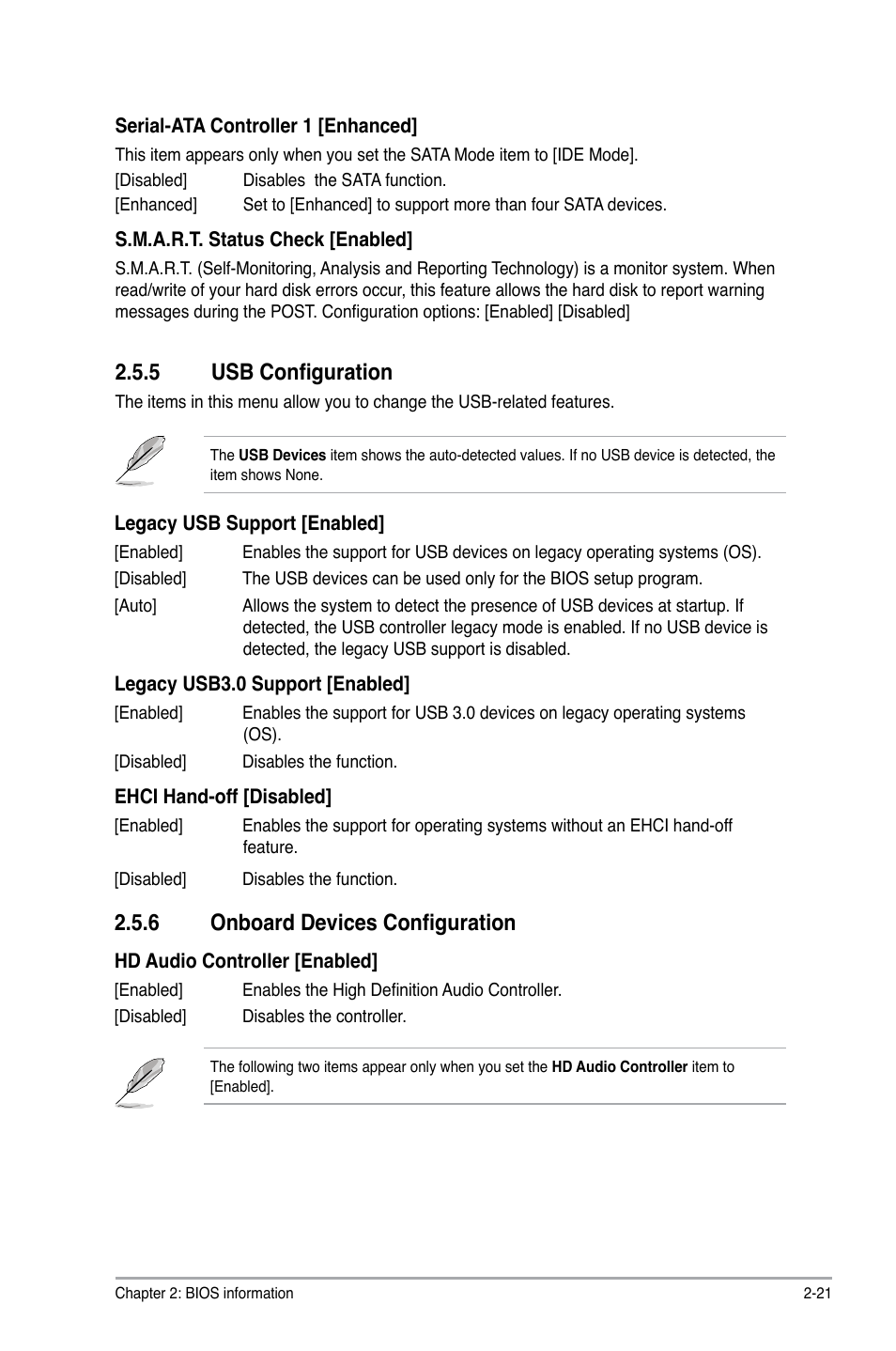 5 usb configuration, 6 onboard devices configuration, Usb configuration -21 | Onboard devices configuration -21 | Asus P8Z68-M PRO User Manual | Page 71 / 82