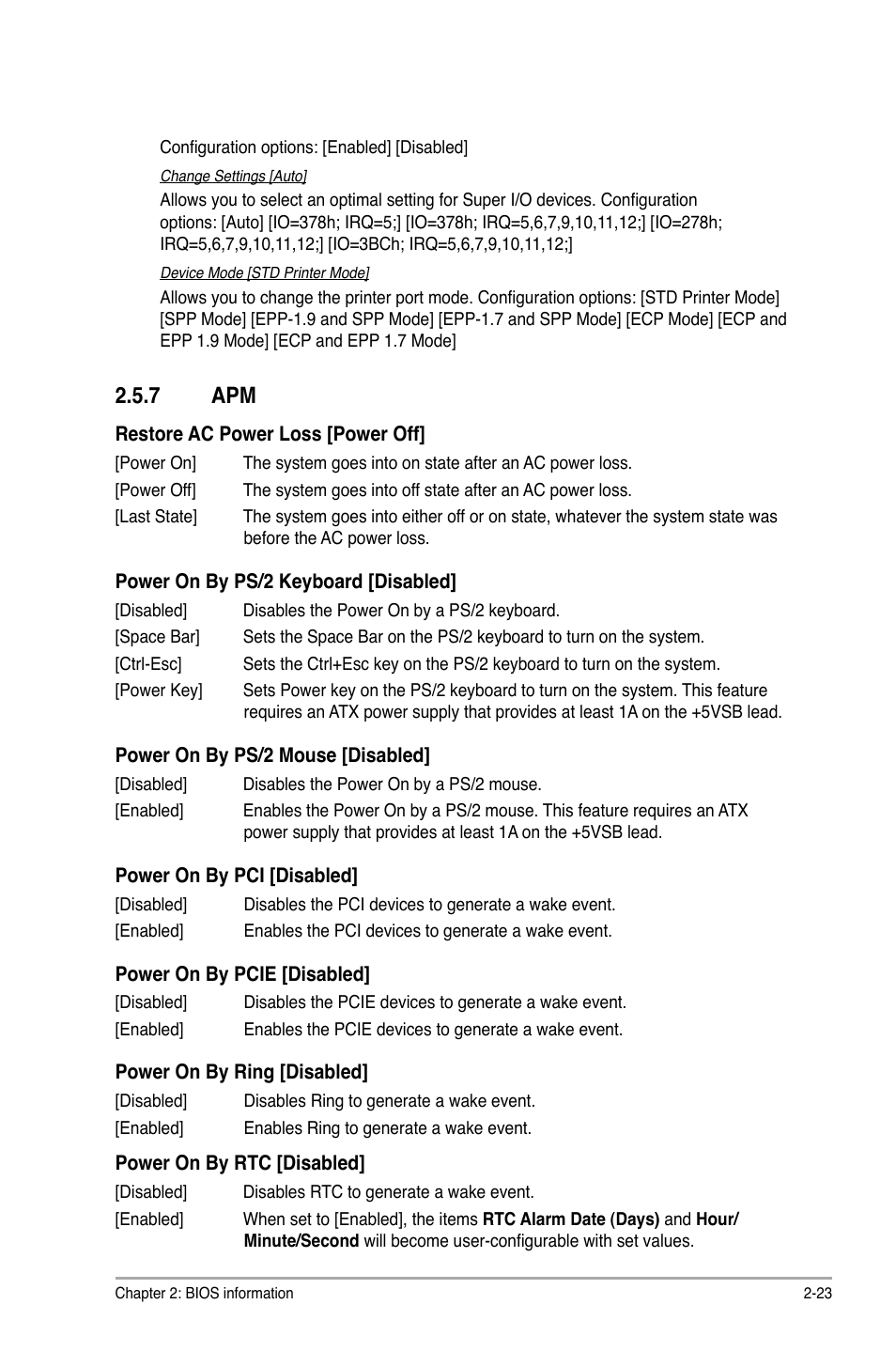7 apm, Apm -23 | Asus P8Z68-M PRO User Manual | Page 73 / 82