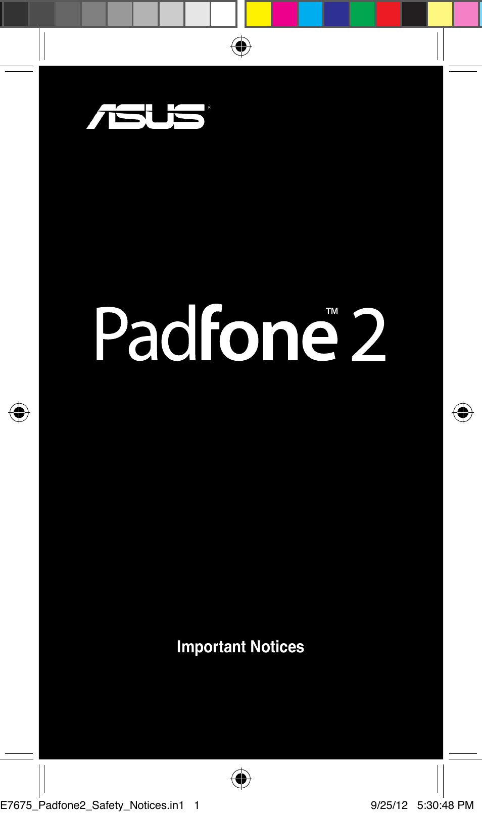 Asus PadFone 2 User Manual | 16 pages