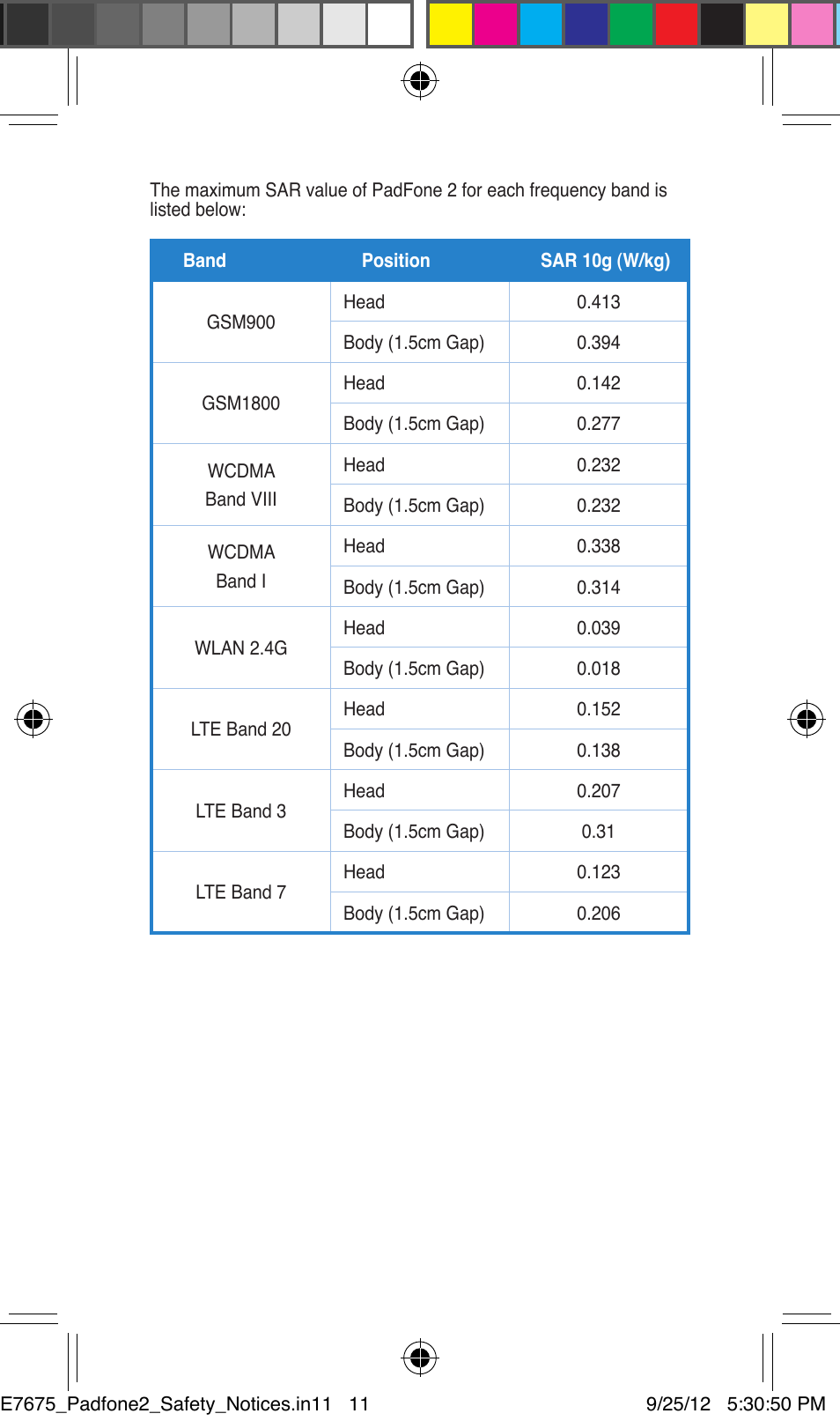 Asus PadFone 2 User Manual | Page 11 / 16