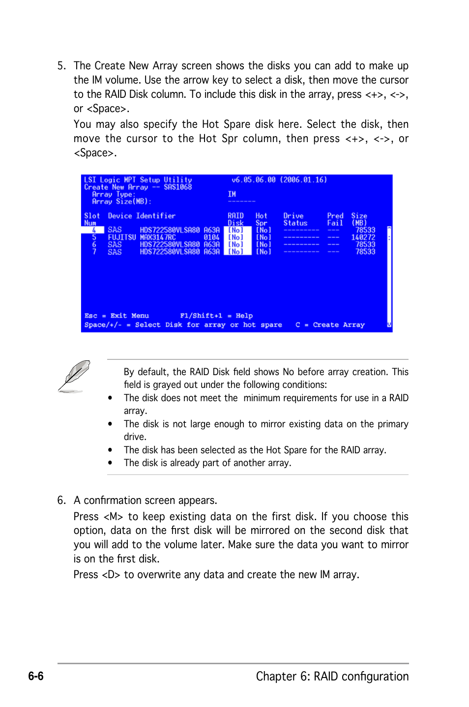 Chapter 6: raid configuration | Asus RS162-E4/RX4 User Manual | Page 118 / 164