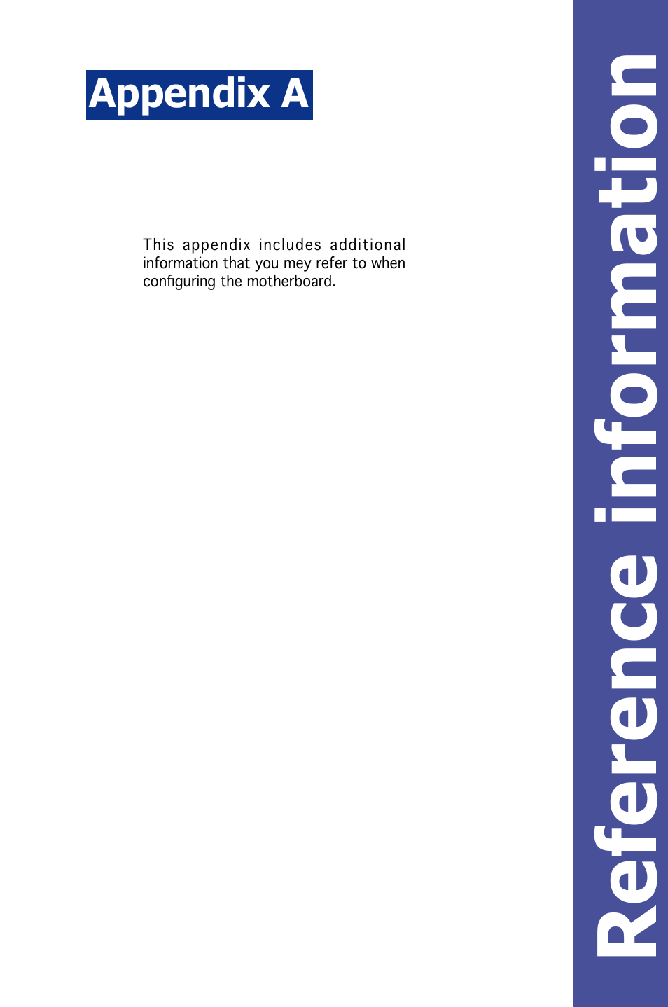 Ref er en ce i n fo rm at io n | Asus RS162-E4/RX4 User Manual | Page 159 / 164