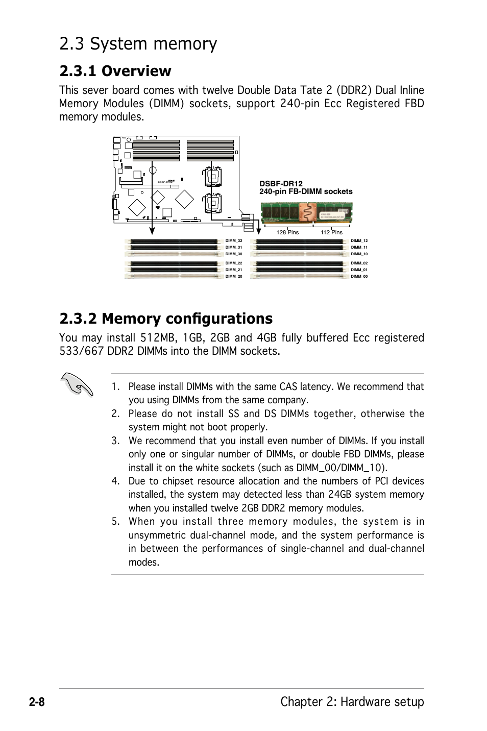 1 overview, Chapter 2: hardware setup | Asus RS162-E4/RX4 User Manual | Page 26 / 164