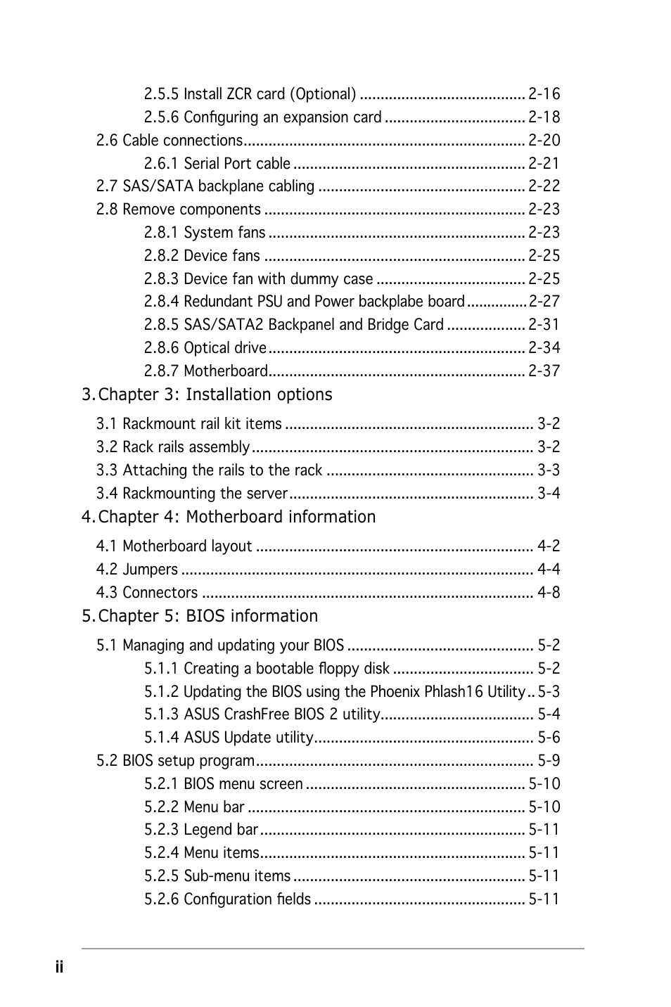 Asus RS162-E4/RX4 User Manual | Page 4 / 164
