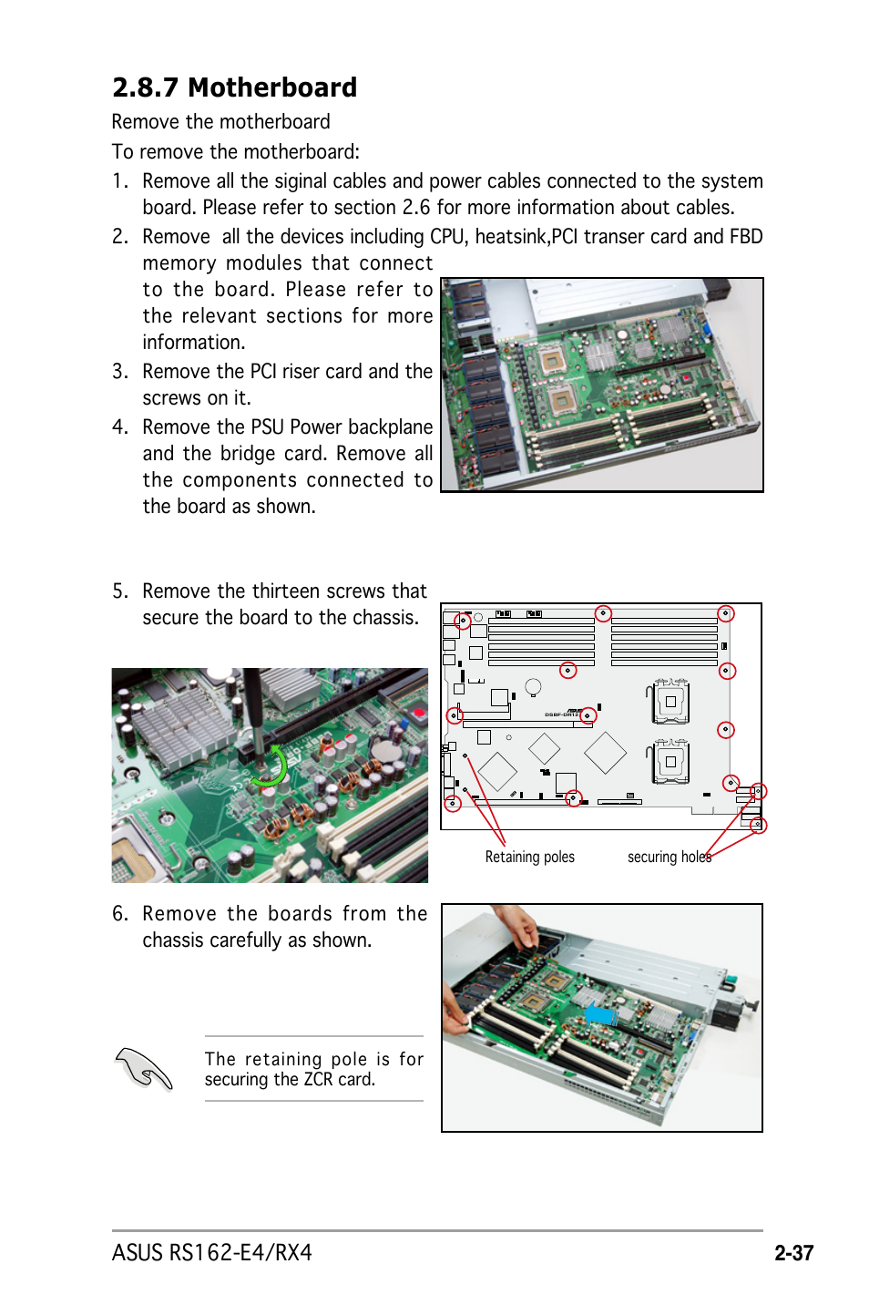 7 motherboard | Asus RS162-E4/RX4 User Manual | Page 55 / 164