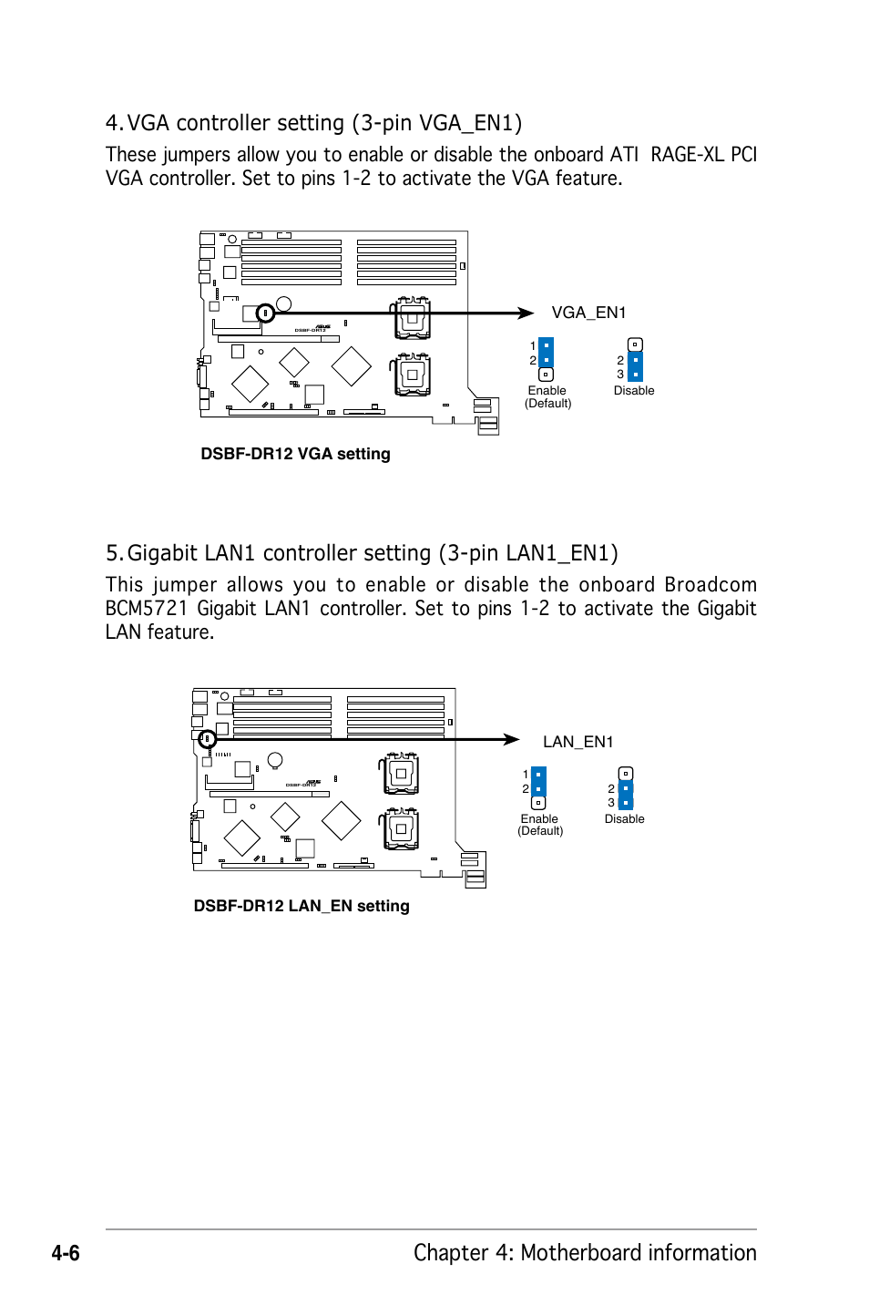 Vga controller setting (3-pin vga_en1) | Asus RS162-E4/RX4 User Manual | Page 70 / 164