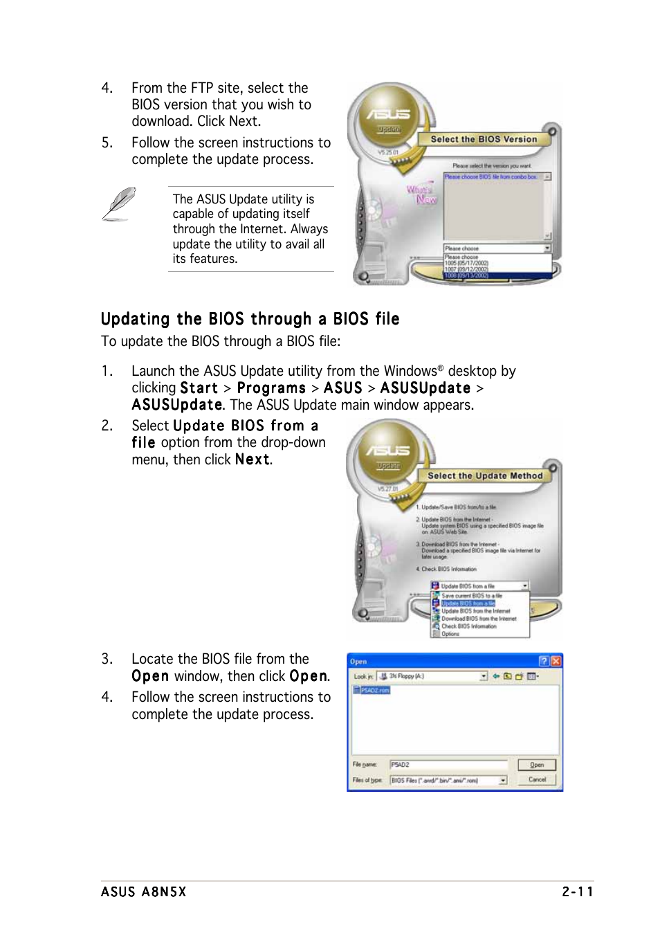 Asus A8N5X User Manual | Page 55 / 116