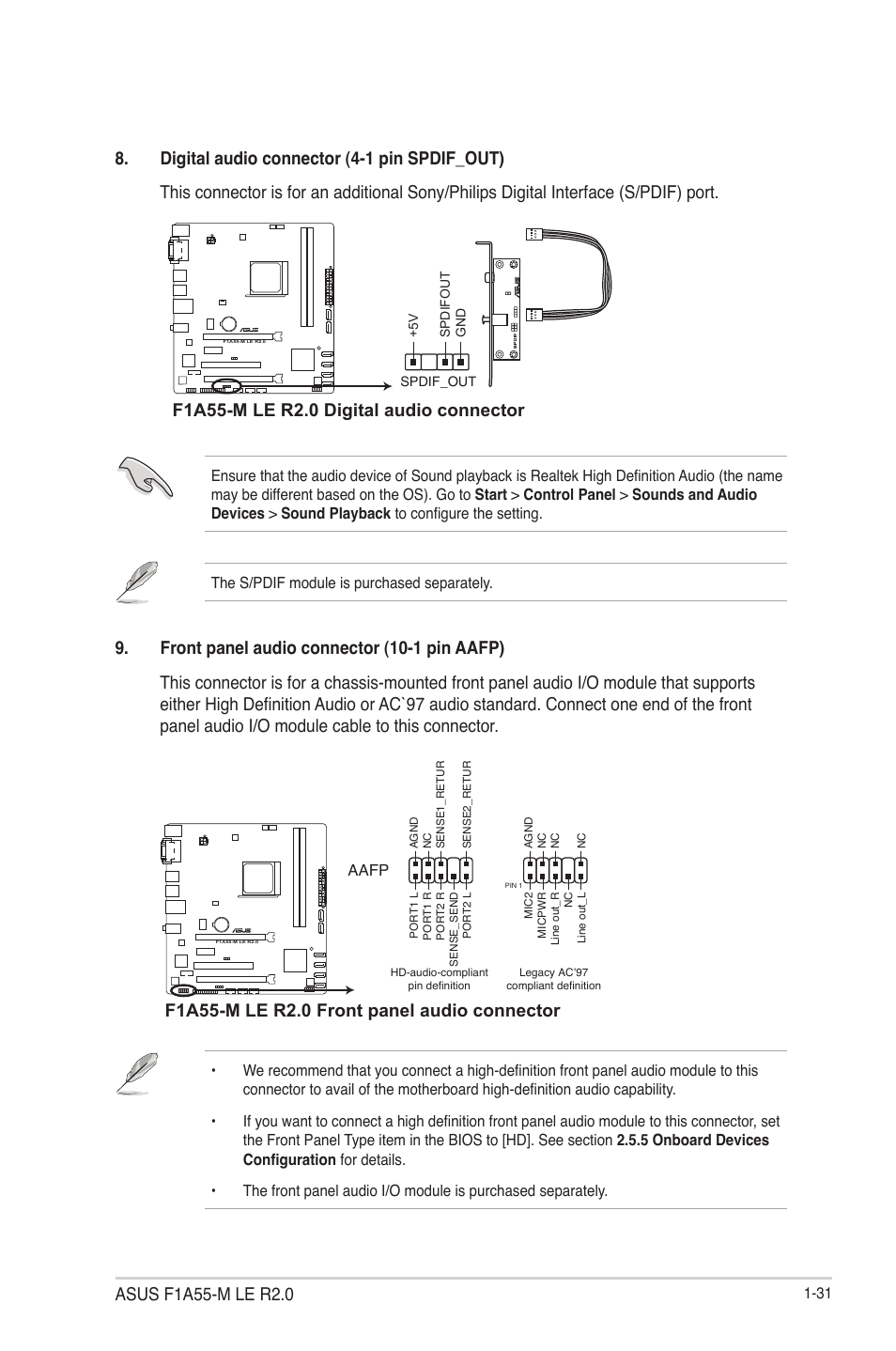 Asus F1A55-M LE R2.0 User Manual | Page 43 / 79