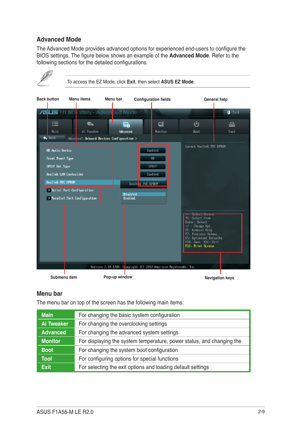 Asus F1A55-M LE R2.0 User Manual | Page 55 / 79