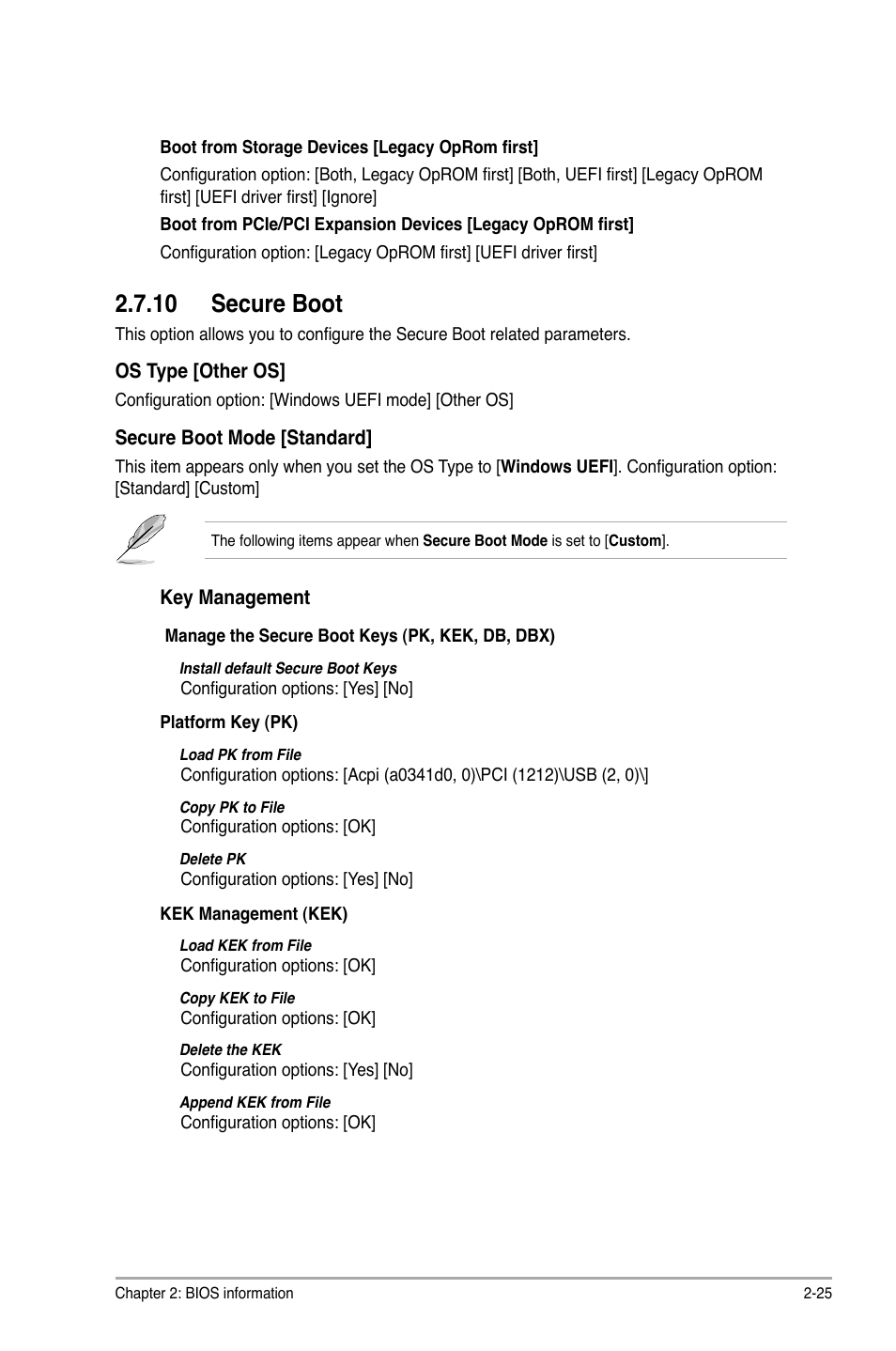 10 secure boot, 10 secure boot -25 | Asus A55-C User Manual | Page 65 / 72