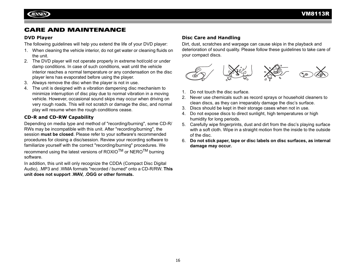 CHALLENGER VM8113R User Manual | Page 20 / 100
