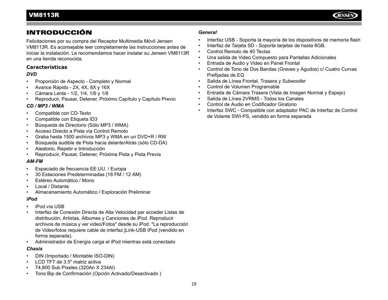 CHALLENGER VM8113R User Manual | Page 23 / 100