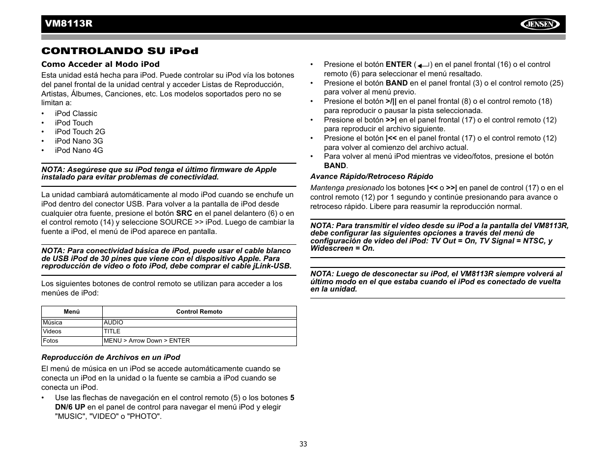 CHALLENGER VM8113R User Manual | Page 37 / 100