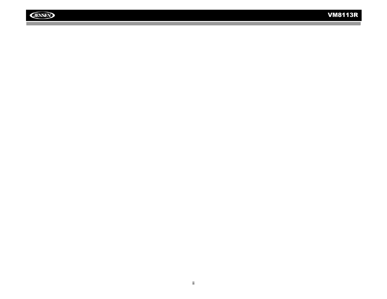 CHALLENGER VM8113R User Manual | Page 4 / 100
