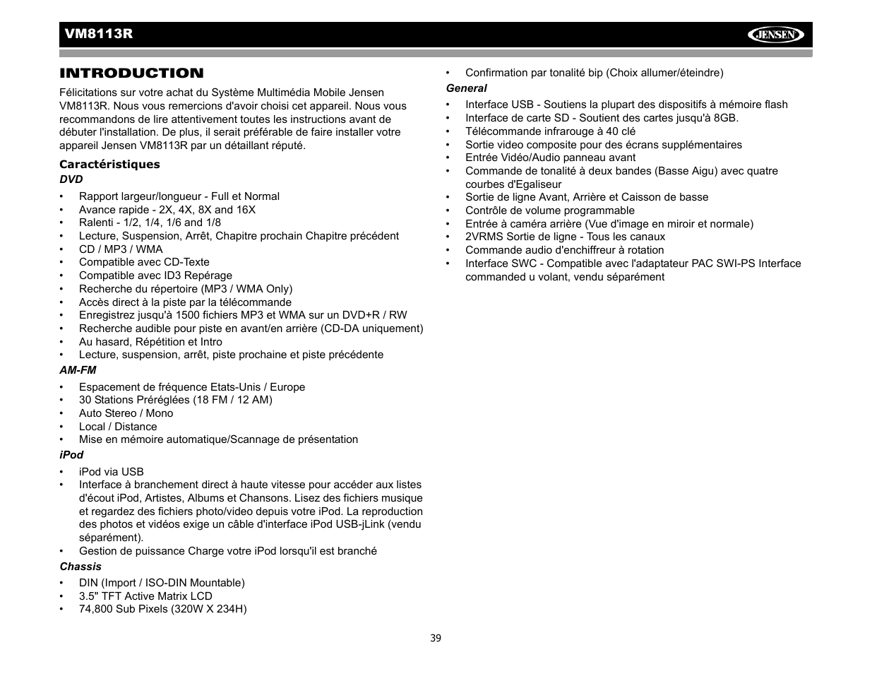 CHALLENGER VM8113R User Manual | Page 43 / 100