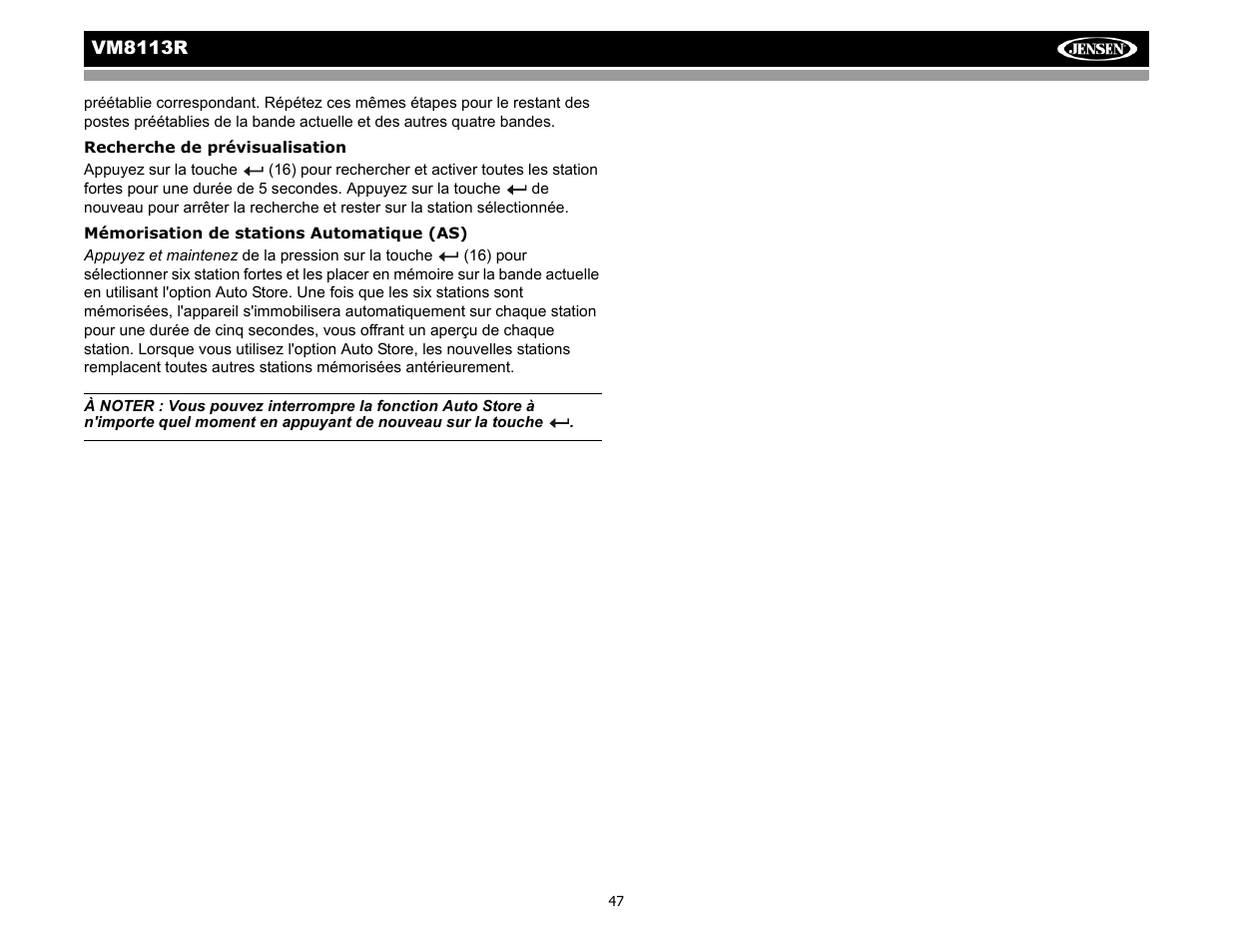 CHALLENGER VM8113R User Manual | Page 51 / 100