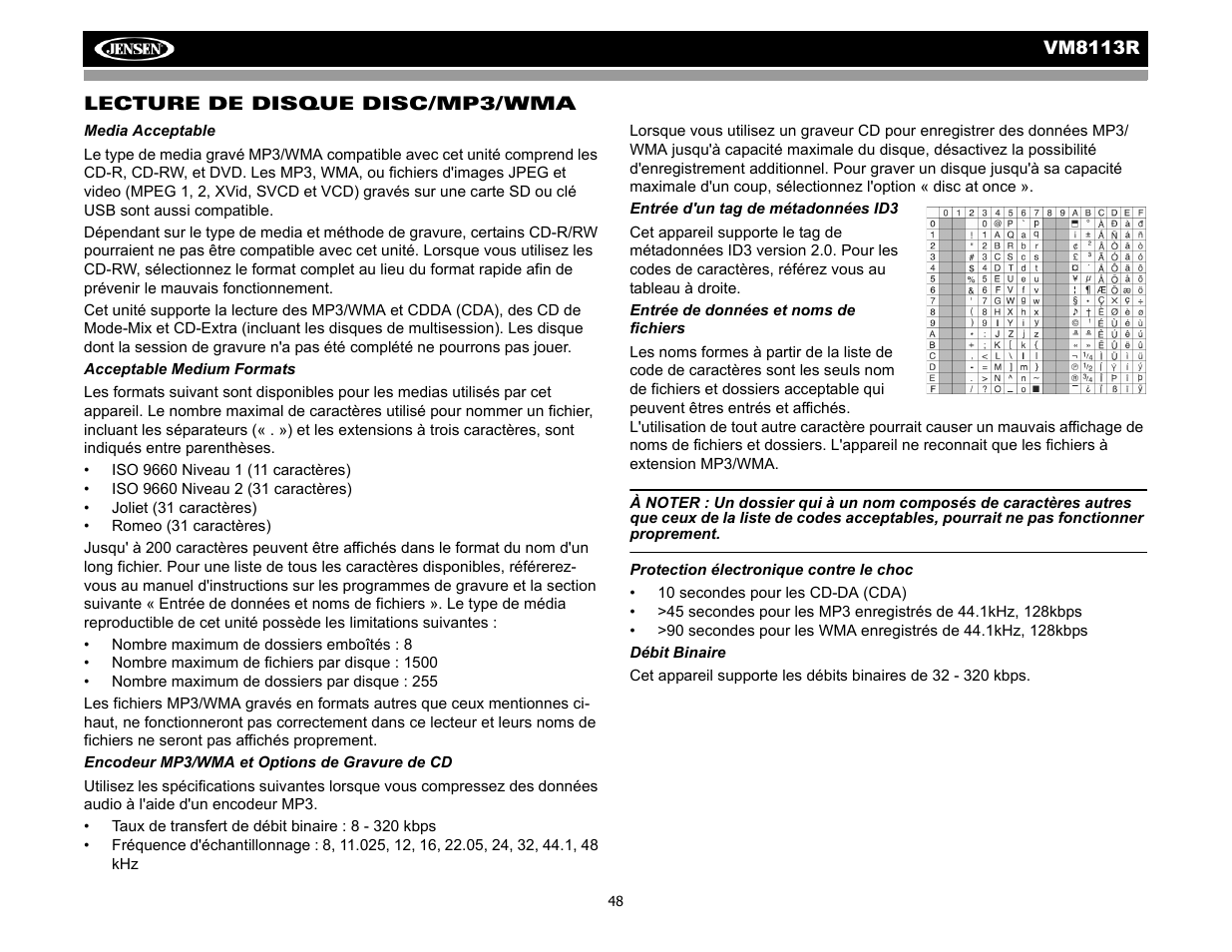 CHALLENGER VM8113R User Manual | Page 52 / 100