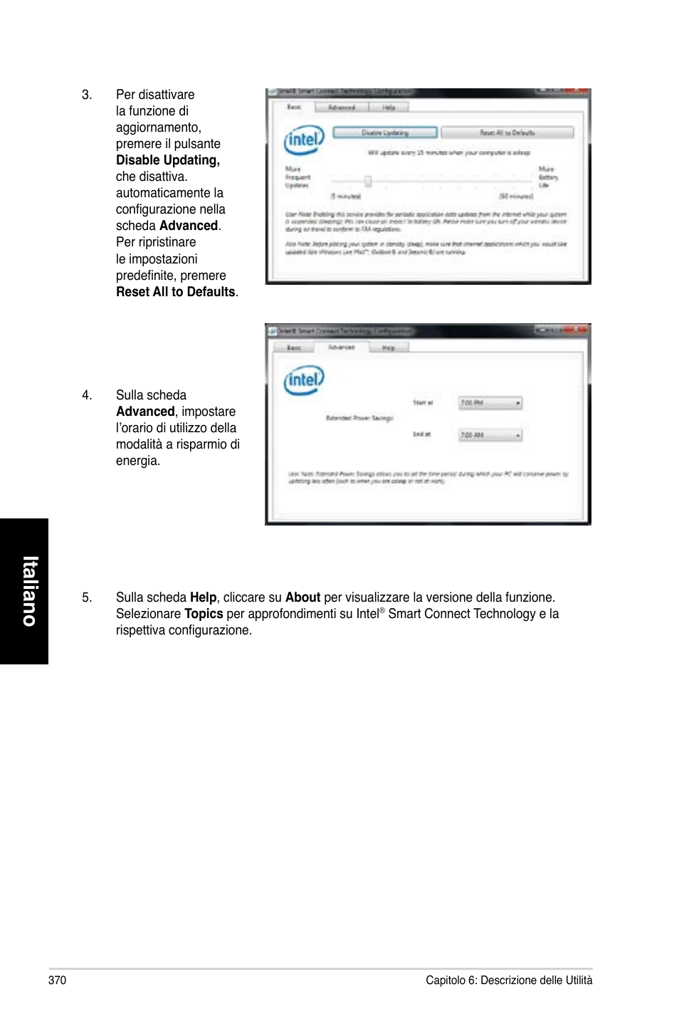 Italiano | Asus CG8580 User Manual | Page 372 / 662