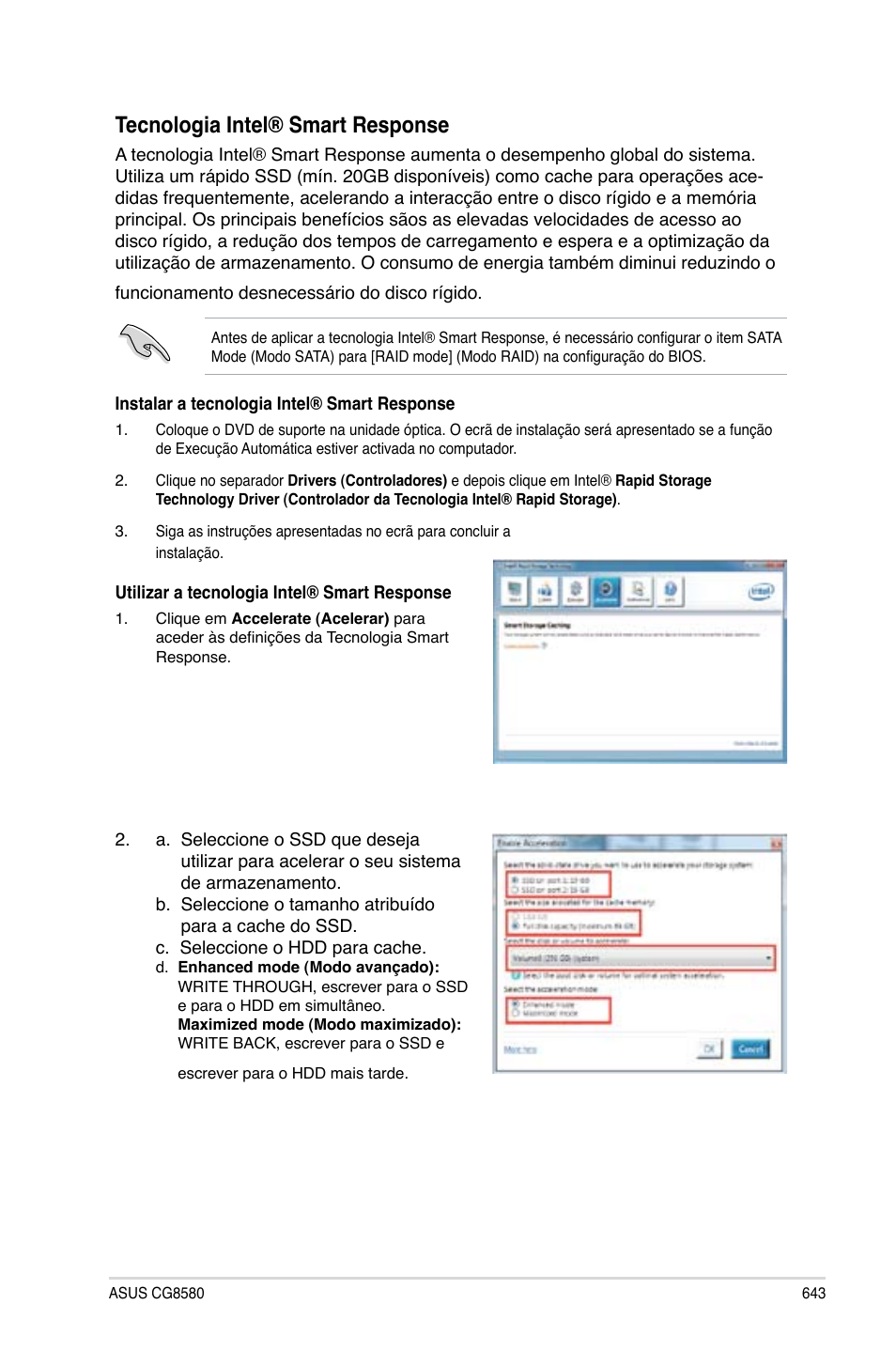 Tecnologia.intel®.smart.response | Asus CG8580 User Manual | Page 645 / 662