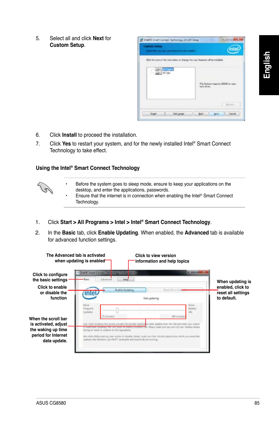 English | Asus CG8580 User Manual | Page 87 / 662