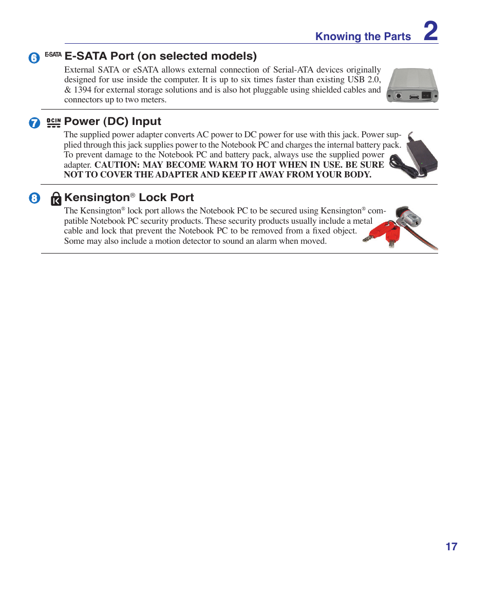 Asus U3S User Manual | Page 17 / 62