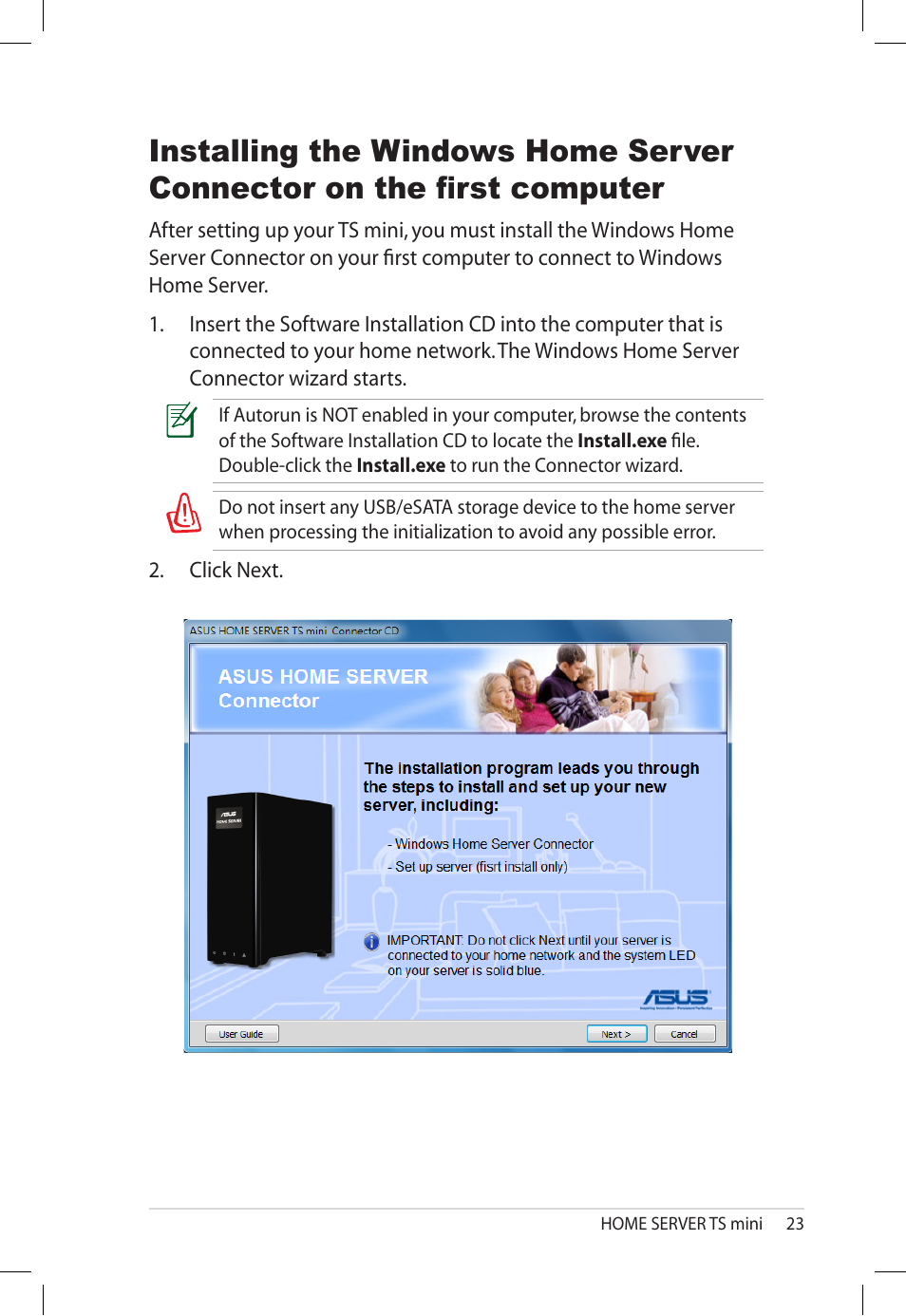 Asus TS Mini User Manual | Page 23 / 112