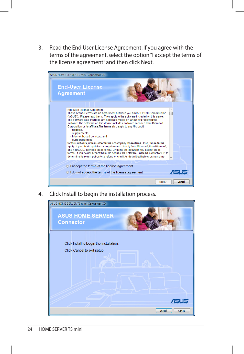 Asus TS Mini User Manual | Page 24 / 112