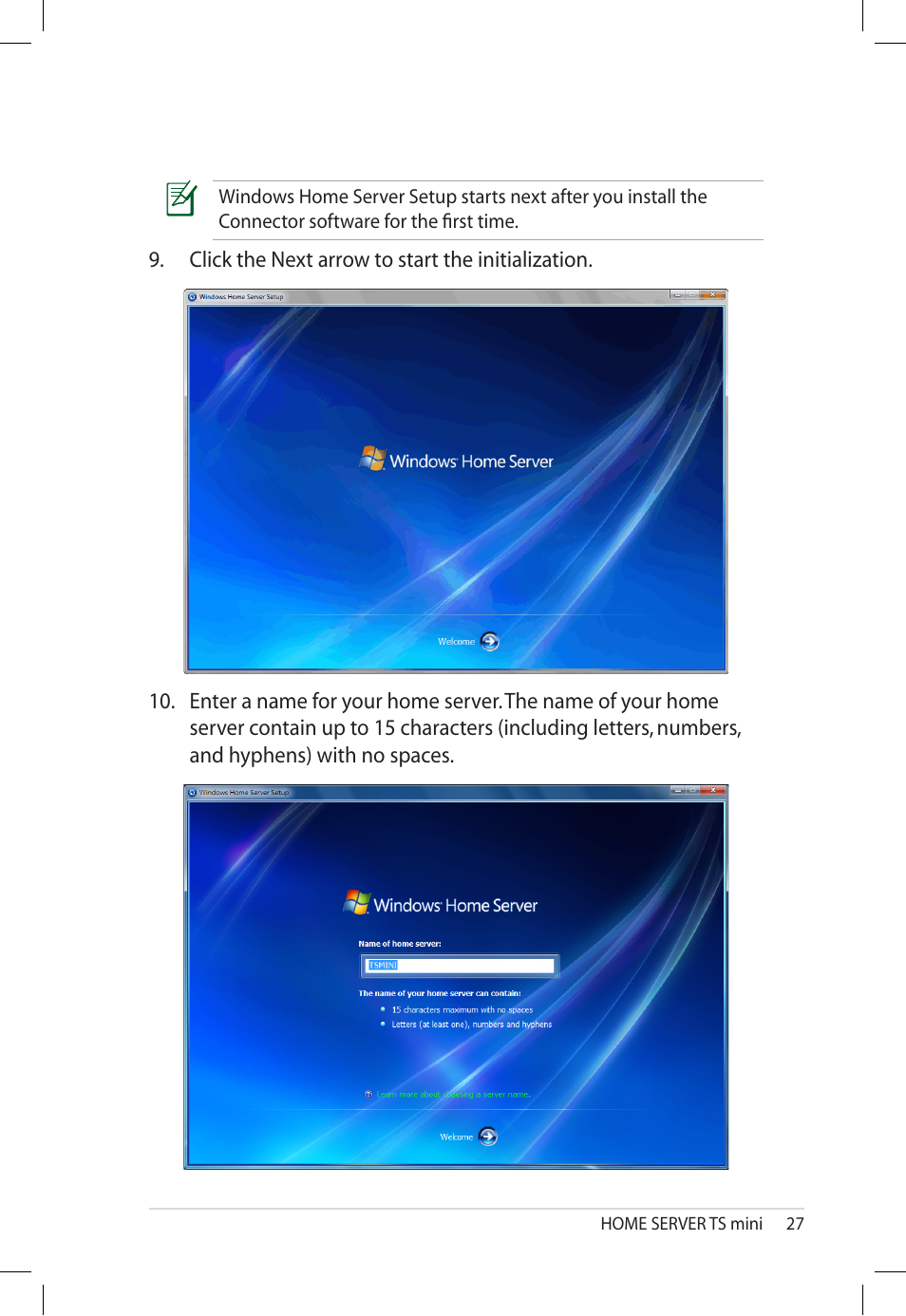 Asus TS Mini User Manual | Page 27 / 112