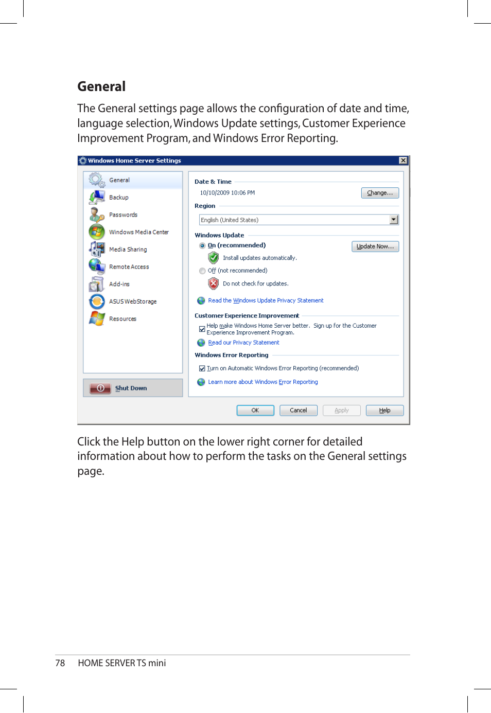 General | Asus TS Mini User Manual | Page 78 / 112