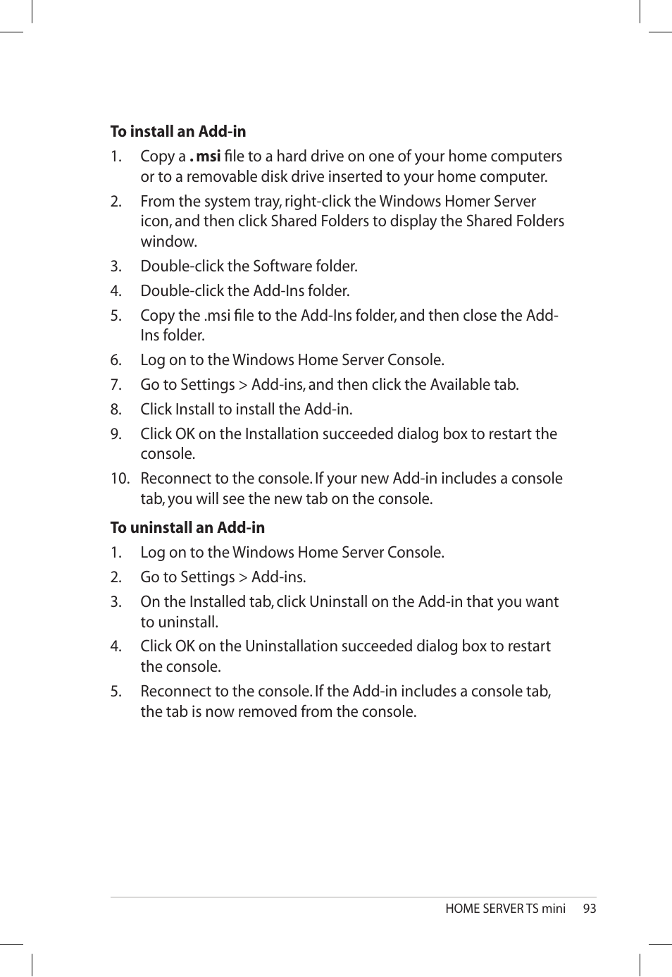 Asus TS Mini User Manual | Page 93 / 112