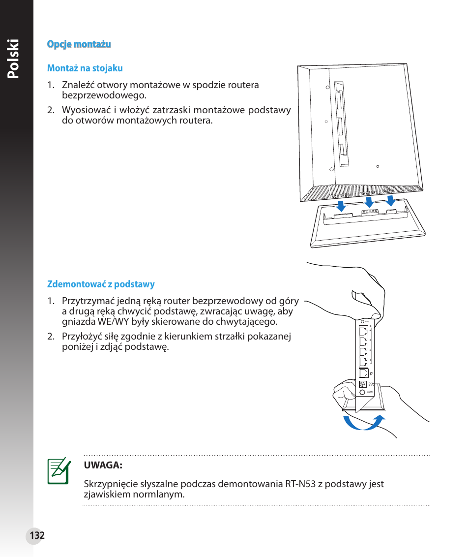 Polsk i | Asus RT-N53 User Manual | Page 132 / 194
