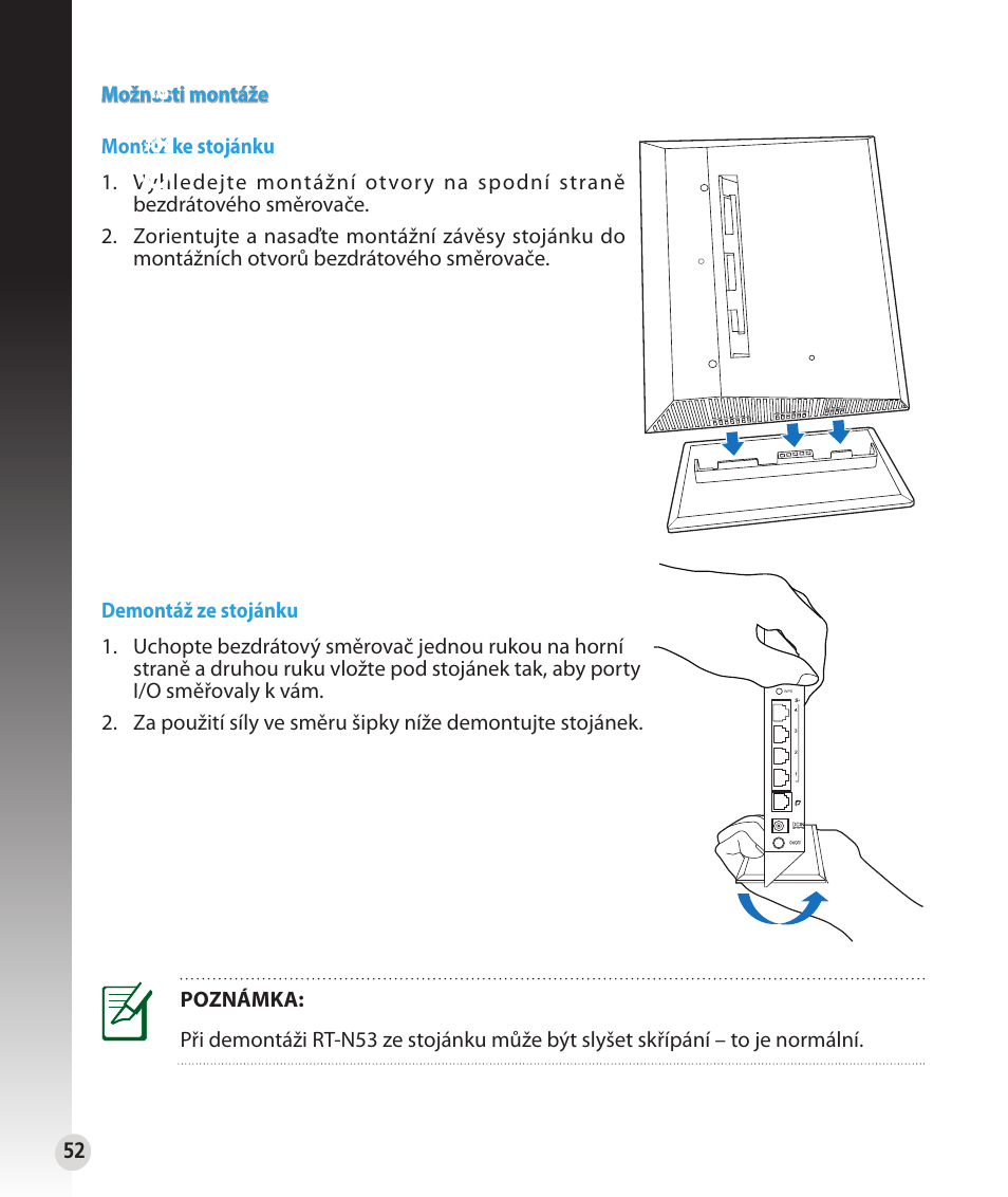 Čeština | Asus RT-N53 User Manual | Page 52 / 194