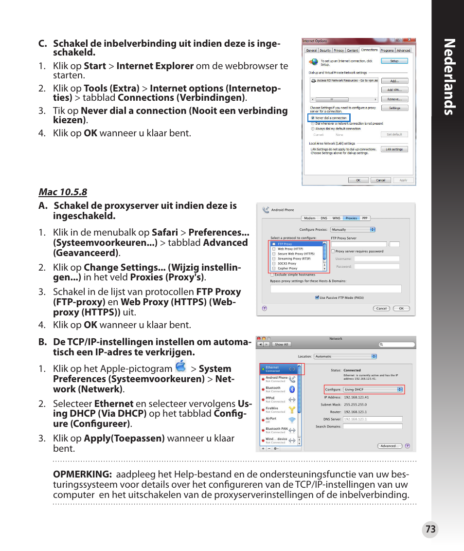 Neder lands | Asus RT-N53 User Manual | Page 73 / 194
