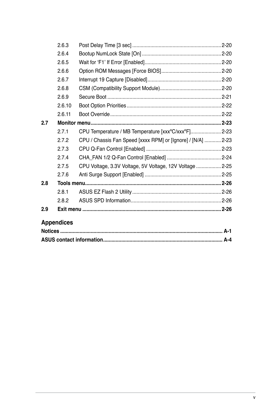 Asus F2A85-M2 User Manual | Page 5 / 76