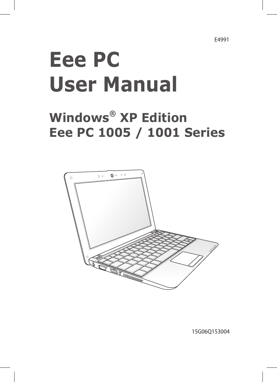 Asus Eee PC 1005HA User Manual | 60 pages