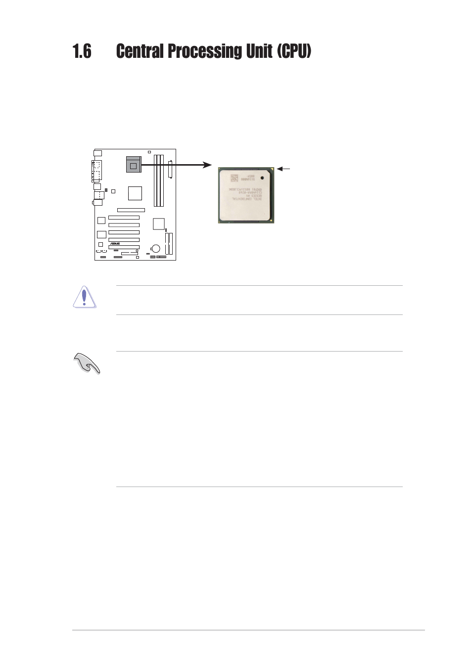 6 central processing unit (cpu), 1 overview, Hyper-threading technology | Asus P4U800-X User Manual | Page 17 / 64