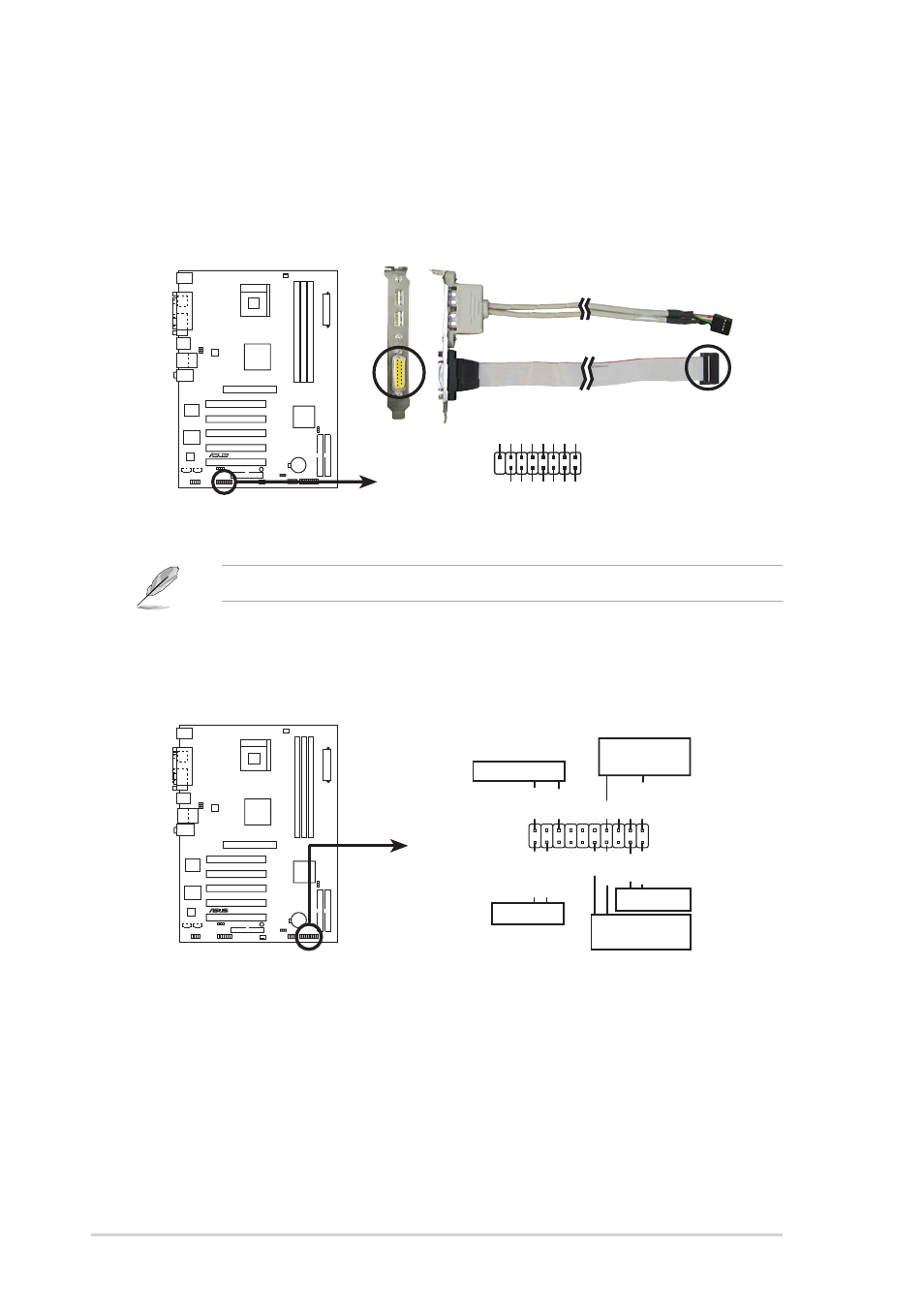 20 chapter 1: product introduction, P4u800-x system panel connector, The game/midi module is purchased separately | P4u800-x game connector game | Asus P4U800-X User Manual | Page 30 / 64