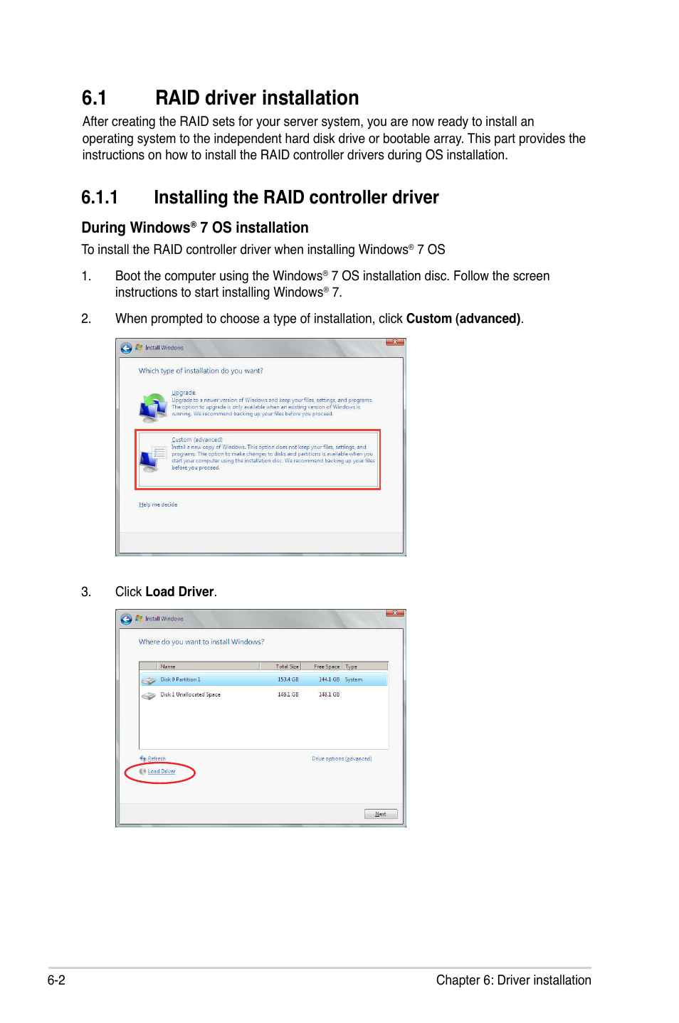 1 raid driver installation, 1 installing the raid controller driver | Asus ESC500 G3 User Manual | Page 156 / 182