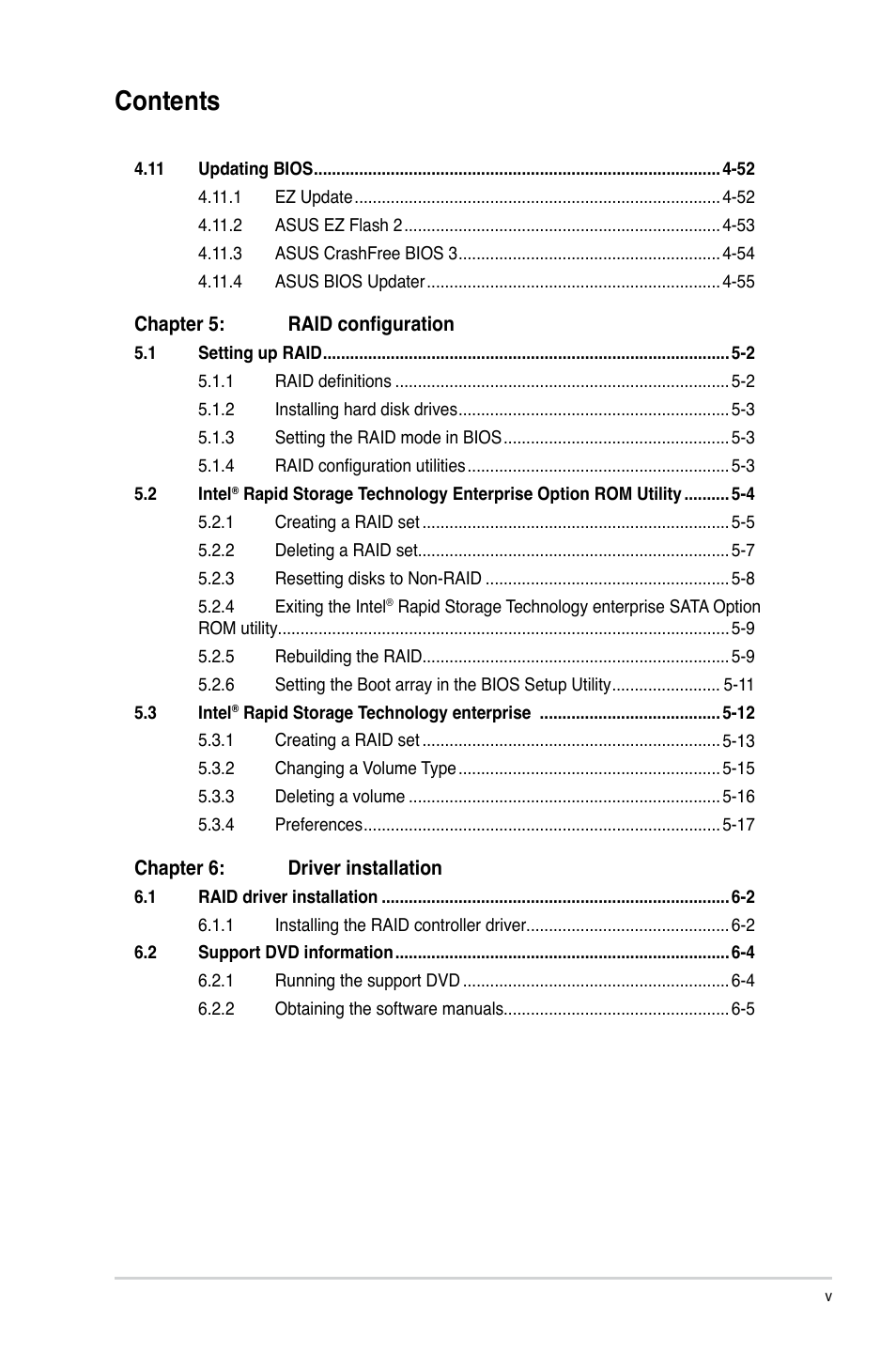 Asus ESC500 G3 User Manual | Page 5 / 182