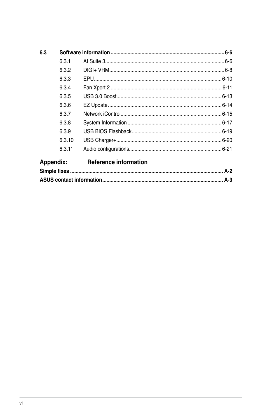 Asus ESC500 G3 User Manual | Page 6 / 182