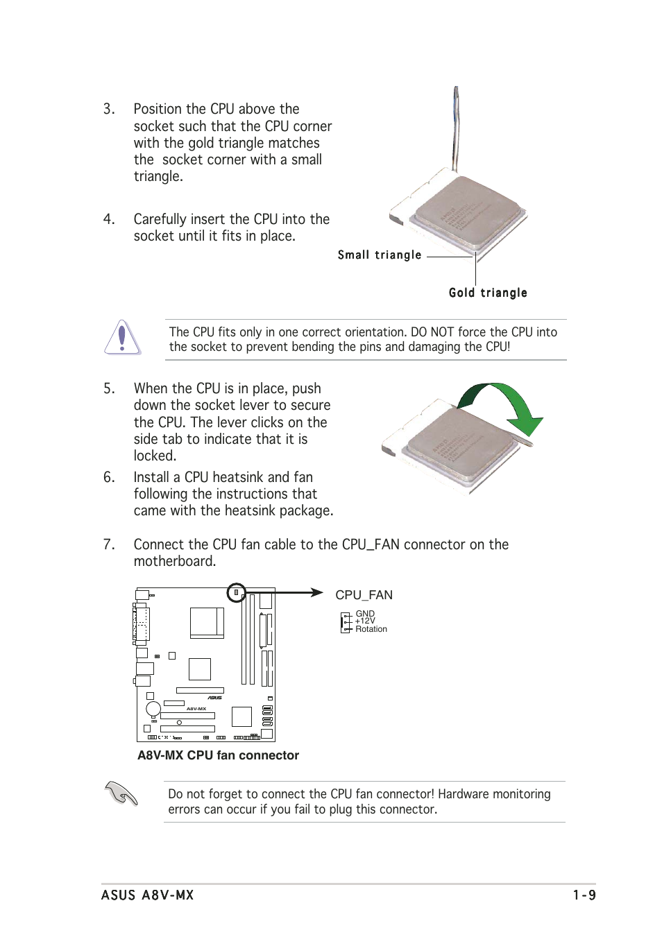 Asus A8V-MX User Manual | Page 19 / 90