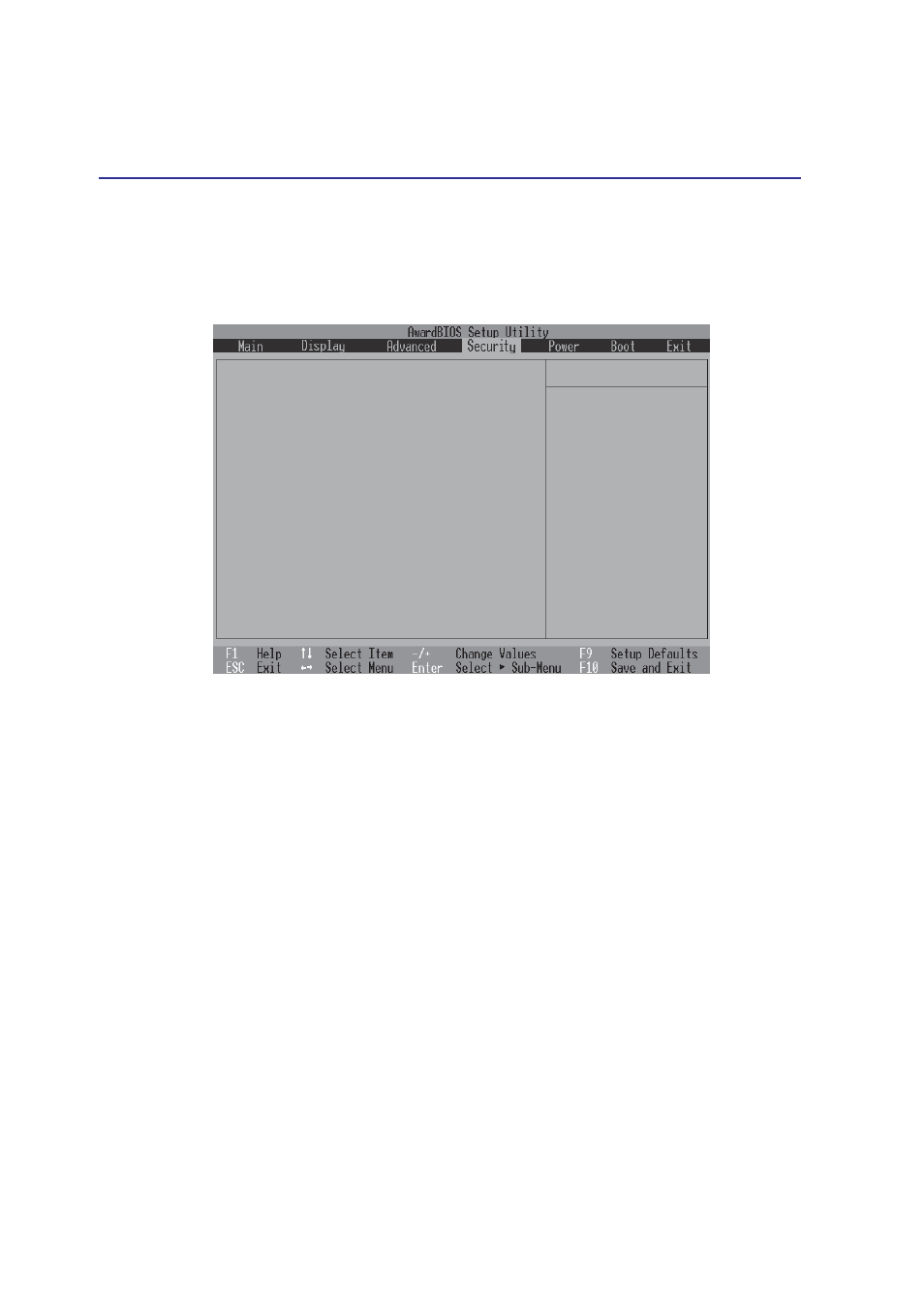 Security menu, Configuring the bios | Asus M2E User Manual | Page 14 / 20