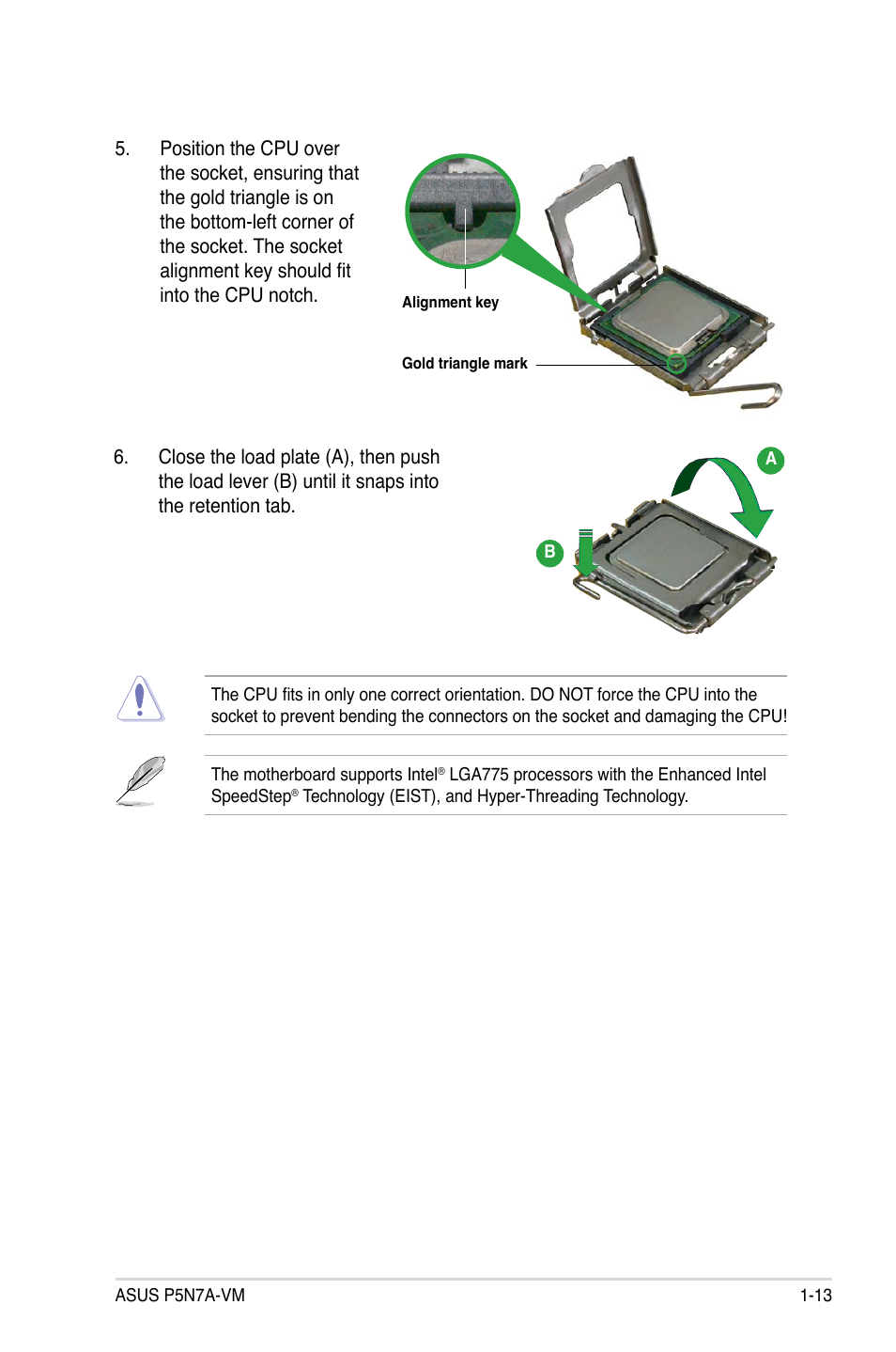 Asus P5N7A-VM User Manual | Page 25 / 112