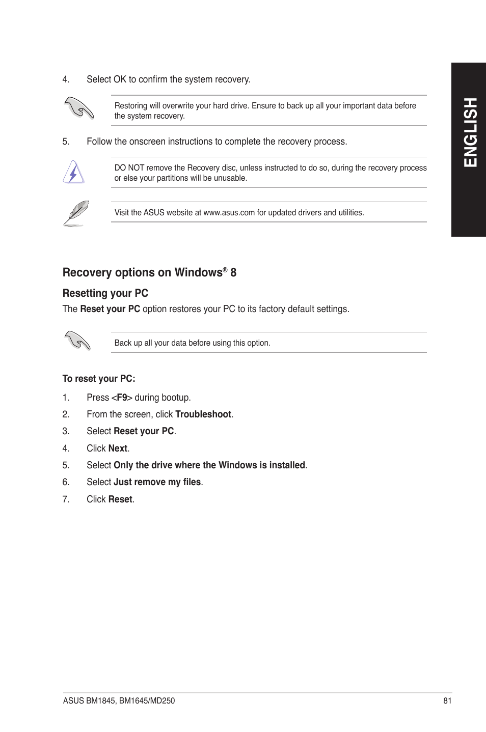 En g lis h en g li sh | Asus BM1845 User Manual | Page 81 / 96