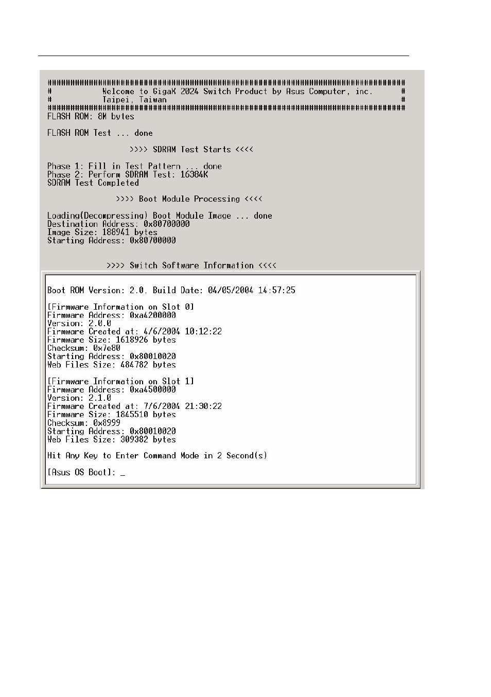 2 boot rom commands | Asus GigaX2048 User Manual | Page 106 / 169