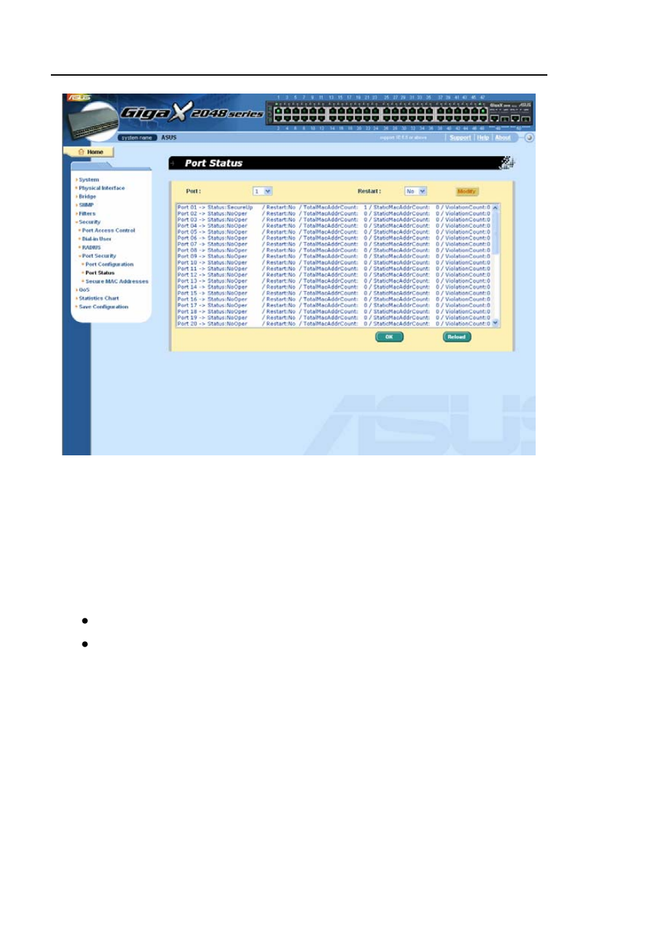 3 secure mac addresses | Asus GigaX2048 User Manual | Page 84 / 169