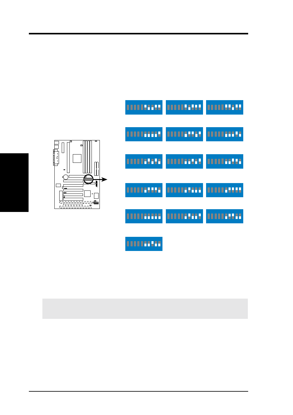 Hardware setup, 18 asus p3b-f user’s manual, P3b-f cpu external frequency selection | Asus P3B-F User Manual | Page 18 / 112