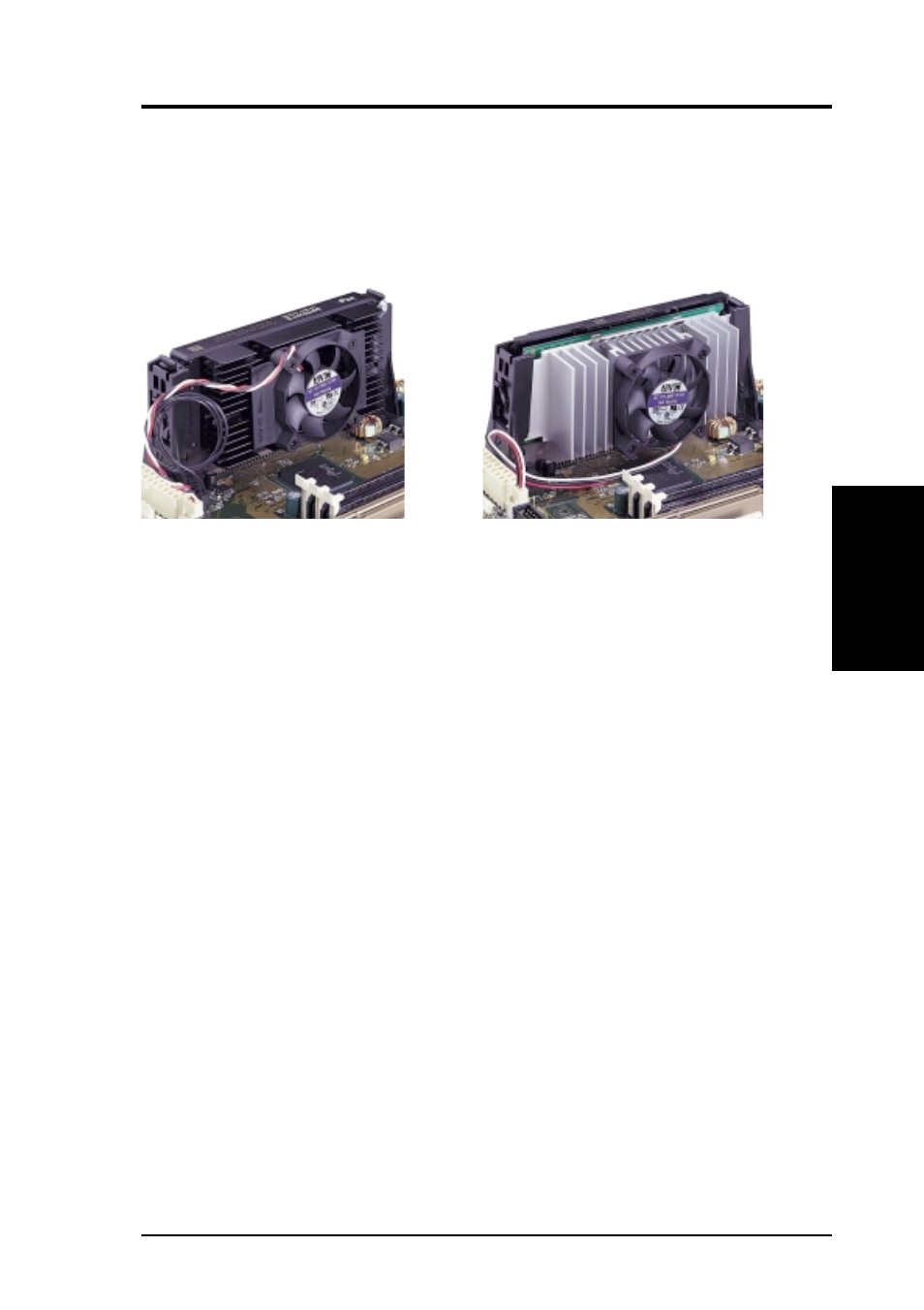 Hardware setup, 4 recommended heatsinks for slot 1 processors | Asus P3B-F User Manual | Page 27 / 112