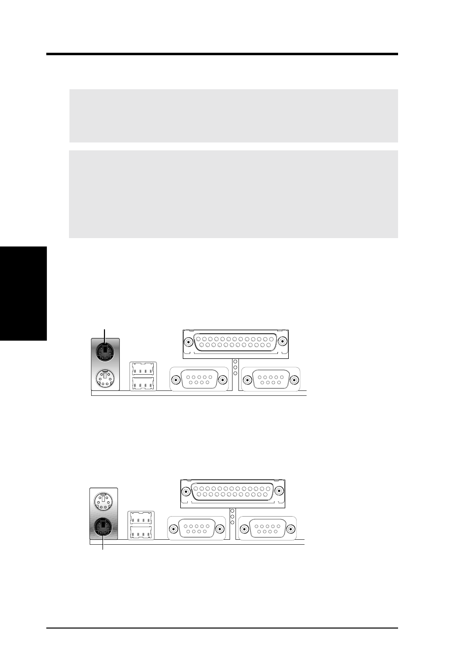 Hardware setup, 8 external connectors | Asus P3B-F User Manual | Page 32 / 112