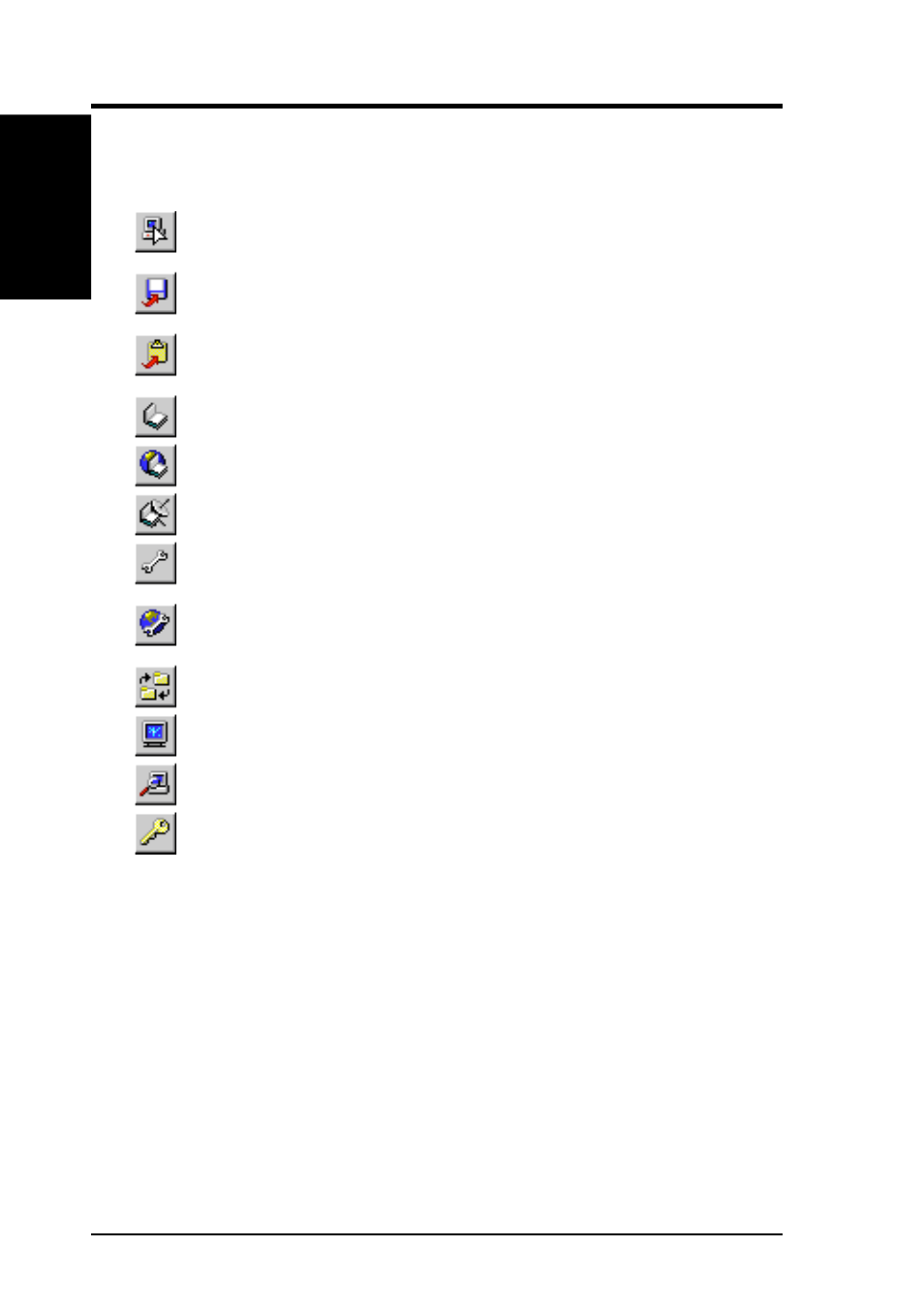 Software reference, 2 using the taskbar icons | Asus P3B-F User Manual | Page 86 / 112